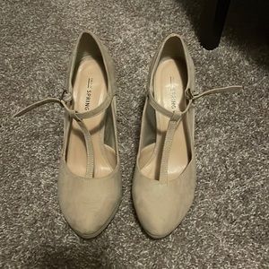 Call It Spring Women’s Nude Heels